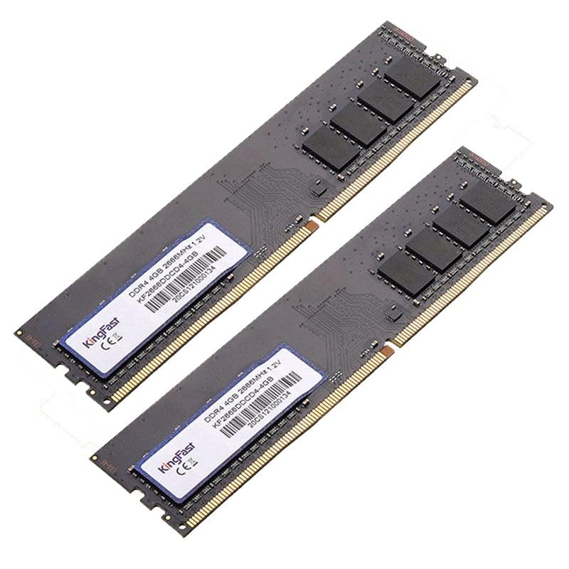 Kingfast 8GB DDR4 2666MHz Desktop RAM Combo (2 x 4GB DDR4 2666