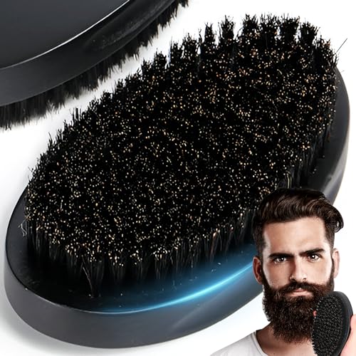 Retoo Cepillo para barba Cepillo de cerdas veganas de madera negra para el cuidado diario de la barba Cepillo ovalado para barba Cepillo para barba de madera Idea de regalo perfecta para hombres Retoo Cepillo para barba Cepillo de cerdas veganas de madera negra para el cuidado diario de la barba Cepillo ovalado para barba Cepillo para barba de madera Idea de regalo perfecta para hombres