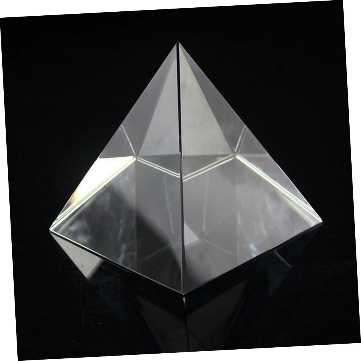 Cabilock Kristallprisma 80mm Optisches Glas in Vierseitiger Pyramidenform