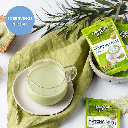 Bebida instantánea Matcha Latte 3 en 1 12 sachets miniatura 3