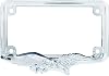 United Pacific 50118 Diecast Chrome Soaring Eagle Motorcyle License Plate Frame Holder, Detailed Design, Metal Construction, Durable - ONE Frame