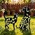 BRUKUSUR Black Metal Cat&Dog Silhouette Garden Stakes,Decorative Garden Stakes,Pet Memorial Grave Markers for Dogs&Cats,Outdoor Yard Art Decor, for Pet Lovers,Yard Art,Patio Lawn Ornaments