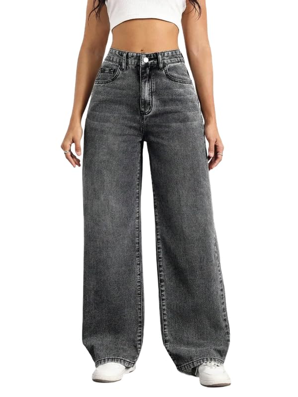 chalodia Women's High-Waist Wide-Leg Jeans-picture-27