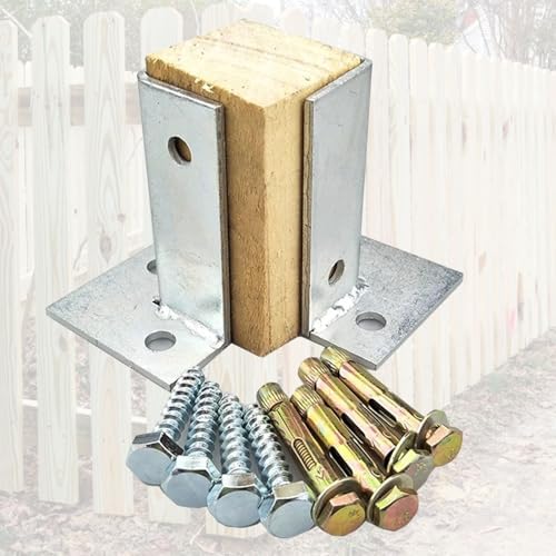 Amazon.com: Adjustable Elevated 4 8 Inch Post Base Support, Heavy Duty ...