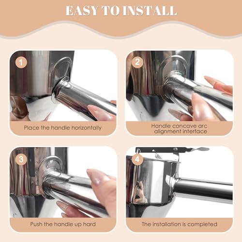 MAOPINER 20oz 600ML Stainless Steel Pancake Batter Dispenser by MAOPINER - Used condition - Image 5