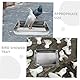 Milisten Taube Badewanne Vogelbad vogelkäfig zubehör Taubenspa Vogel Badeschale Taubenhygiene Vogelduschbad Vogelkäfigbadewanne Badewanne für Haustiere Papageien-Duschwanne Rostfreier Stahl