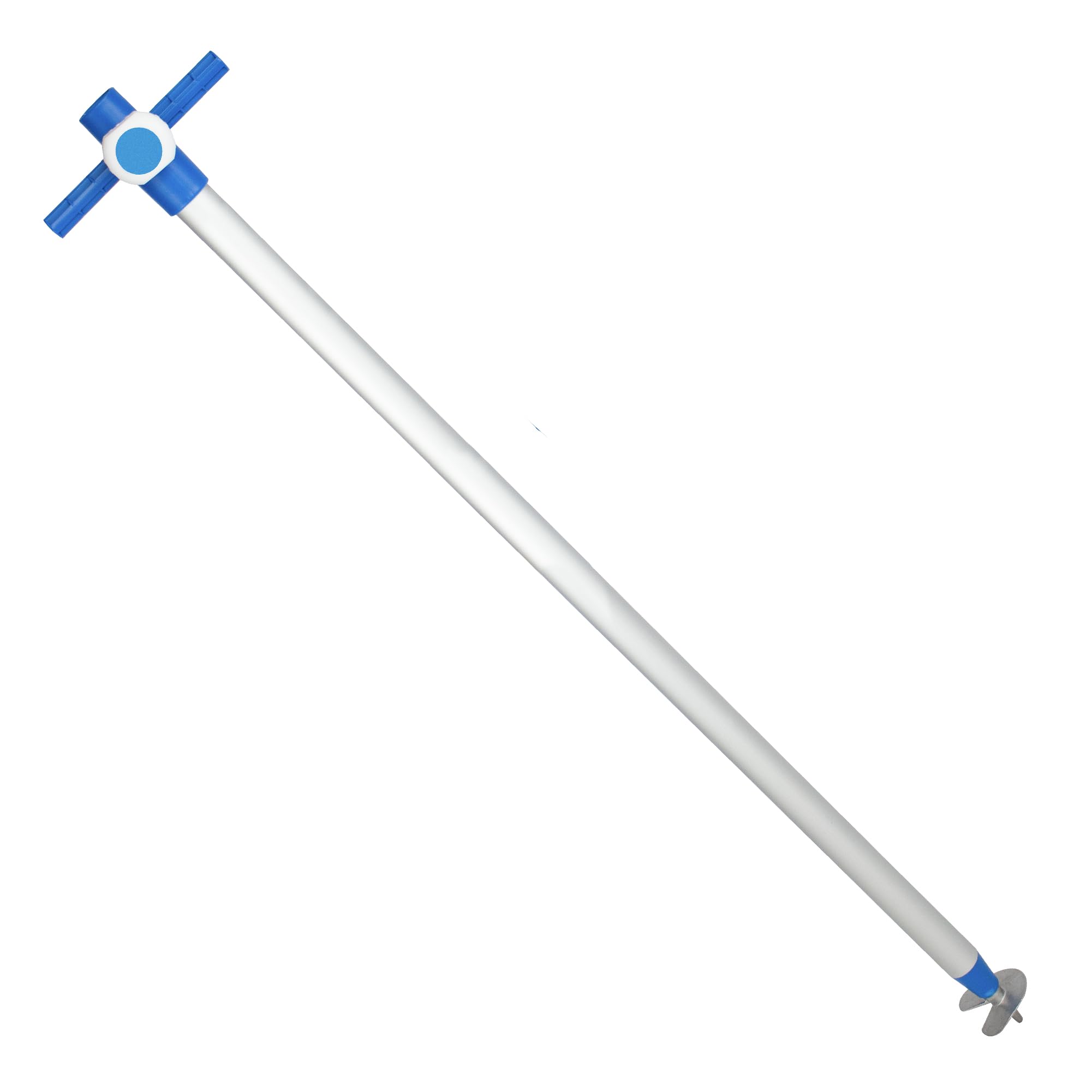 Pincho Support pour parasol de plage - Base de parasol en aluminium résistant - Fixation sûre pour tubes de Ø25 mm - Support réglable anti-vent - Fabriqué en Espagne