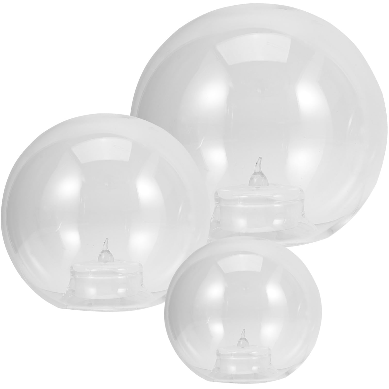 Bougies flottantes LED design élégant luminaire de table pour réception chic