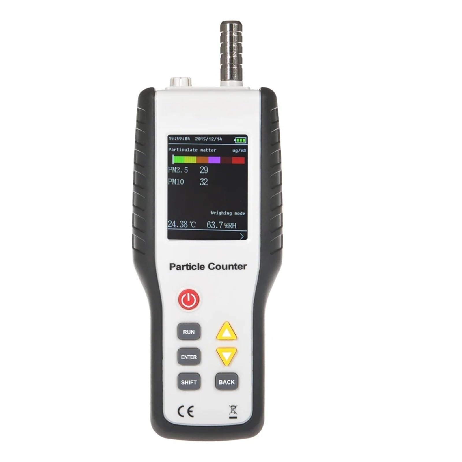 Luftqualitätsmonitor, Professioneller Tragbarer CCTV- und IP-Kamera-Testgerät | Mit Luftqualitäts-PM2,5-Partikelzähler für CCTV- und IP-Kameratests.