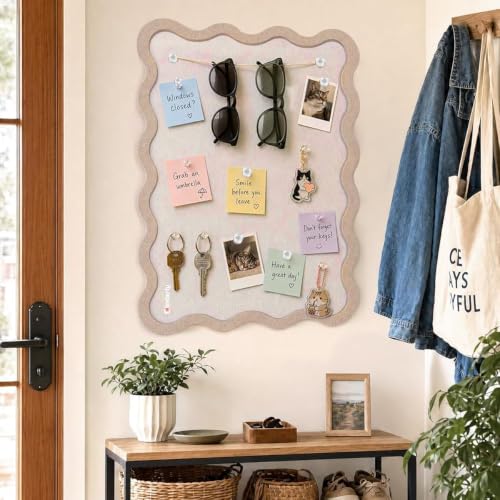 Image of Climberty Felt Bulletin Board Foldable Self Adhesive Pin Board