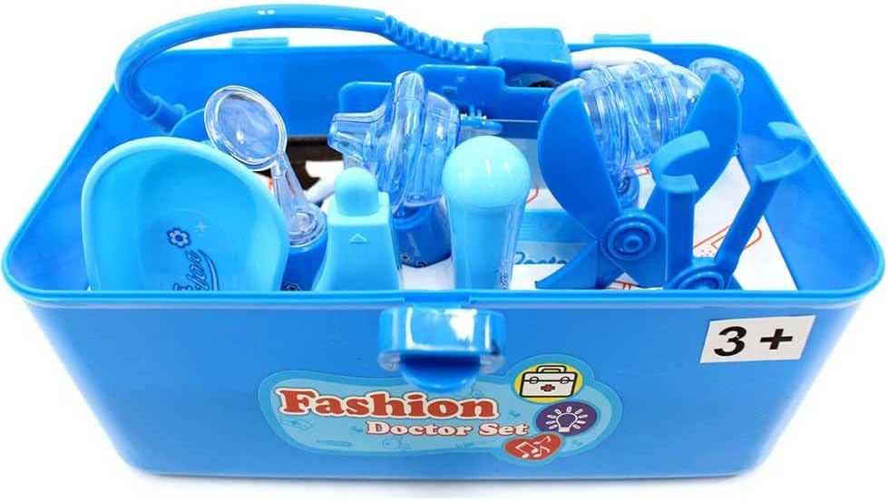 Playset | Medical Box Doctor Nurse Medical Kit Playset - Blue