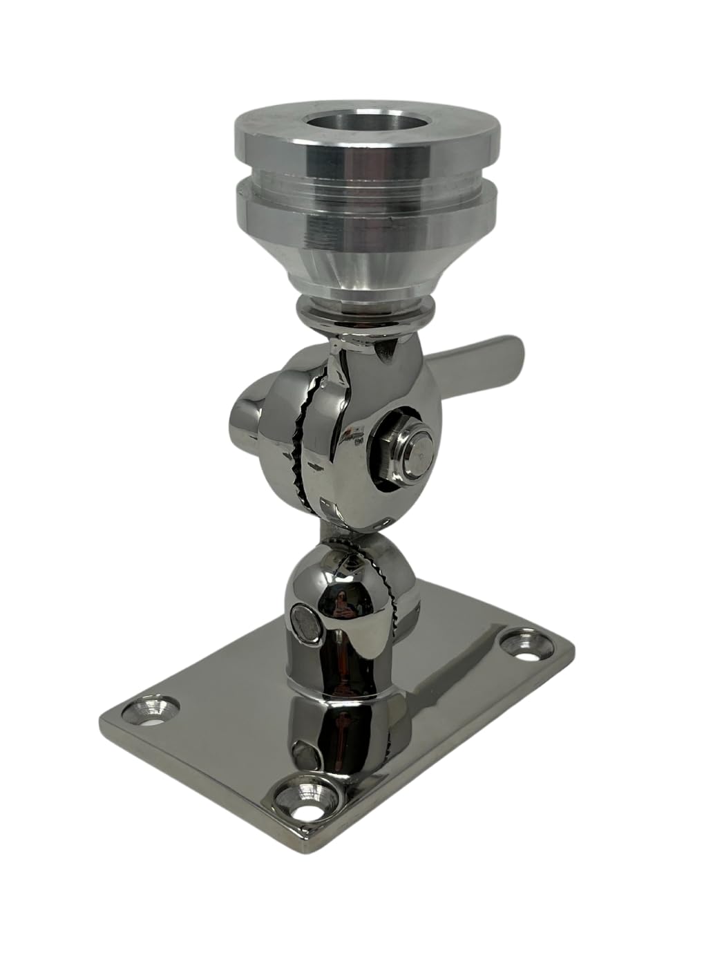 Support fixe réglable de qualité marine pour mini antenne Starlink – Base plate parfaite pour bateaux, yachts, voiliers et chalutiers (LM-SMINI-HDBRK)
