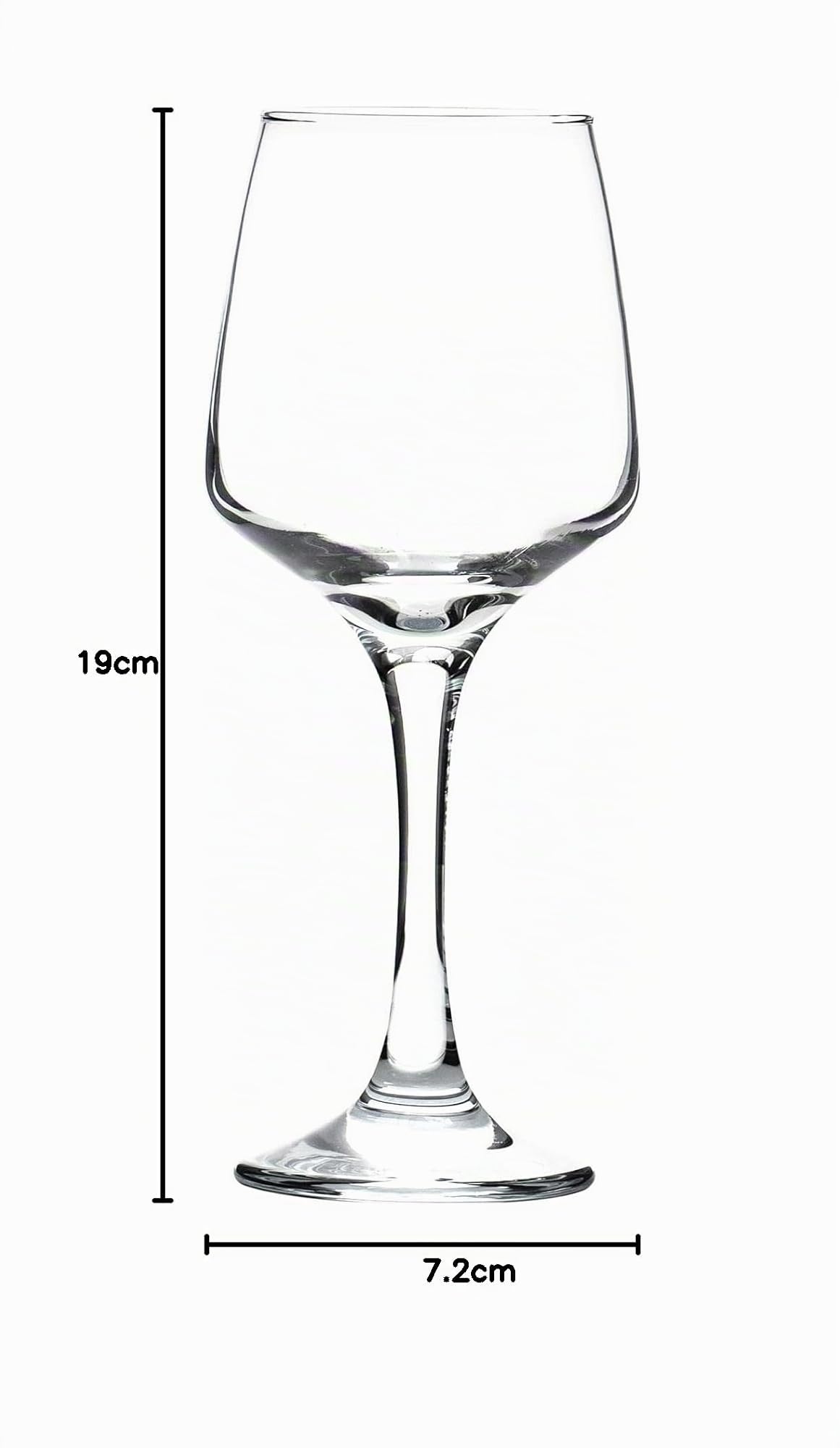Argon Tableware Tallo Collection Lot de grands verres à vin blanc de 24 à 295 ml Passe au lave-vaisselle pour restaurant, enterrement de vie de jeune fille, célébrations