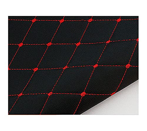 Faux cuir tissu simili cuir pour ameublement canapé chaise noir mat 1.5x4m