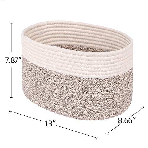 Cubesland Woven Basket For Shelves,Clothes Closet Storage Baskets For Organizing Sturdy Toy Storage Organizer Baskets Bins For Kids, Nursery Small Basket Cat Dog Toys Basket Chest Box Gift Basket #TOP7