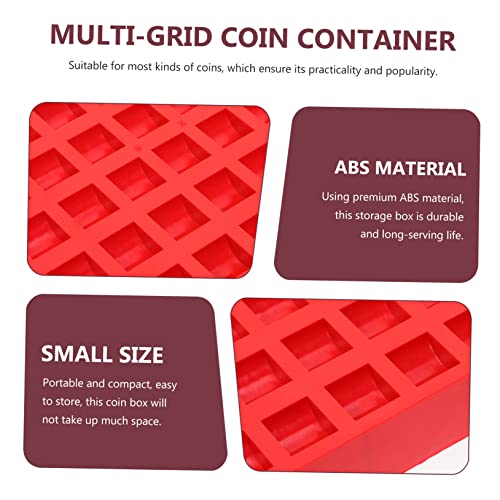 2 cajas para monedas organizadoras multi-cuadricula 2 pcs miniatura 7