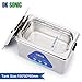 DK SONIC Profesional 600ML Limpiador Ultrasónicos de Acero Inoxidable 42,000 Hz 35W...