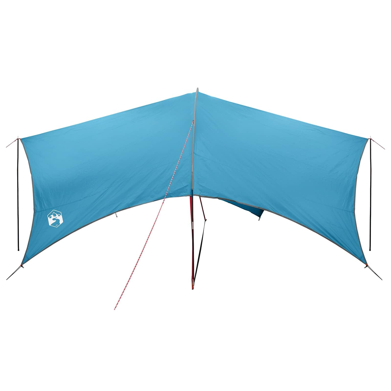 Telo da Campeggio Blu 550 x 400 x 230 cm in Poliestere 185T