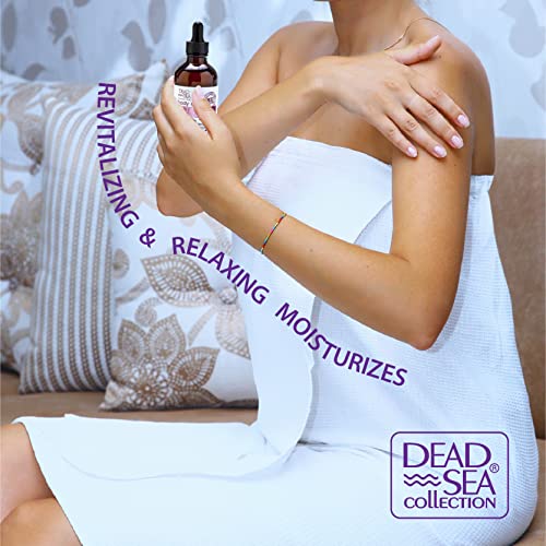 Dead Sea Collection Body Oil For Dry Skin - Retinol & Vitamin E, A, D Moisturizing Oil - Anti-Aging And Skin Elasticity Support – Pack Of 2 (4 Fl.oz Each) #TOP3
