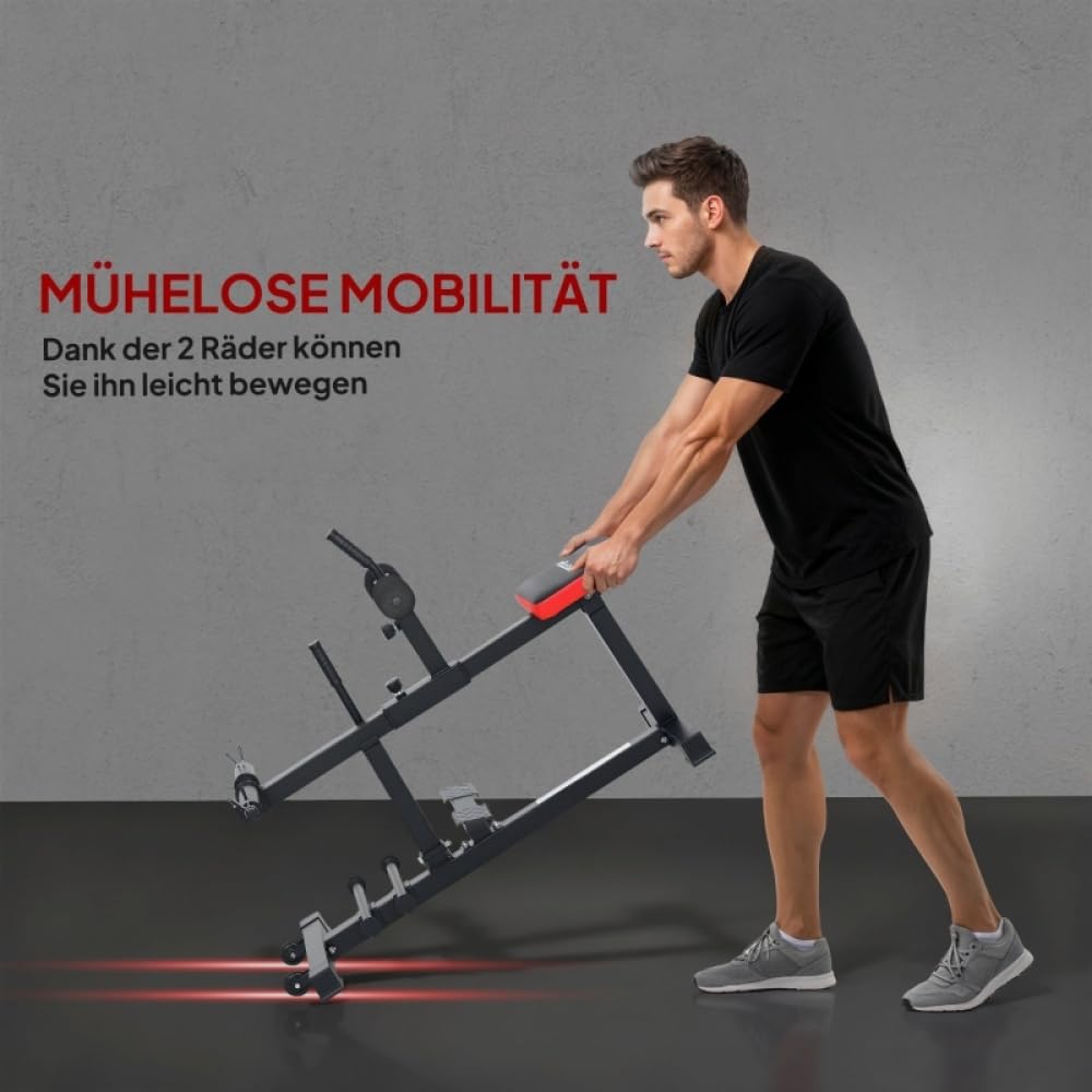 Maszyna do podnoszenia łydek ze stali z kółkami do treningu nóg, do domu, ćwiczeń fitness i treningu siłowego