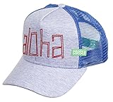 coastal aviation  COASTAL 80er Retro Trucker Mesh Cap SURFER Hawaii Basecap ALOHA Blue Melange