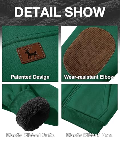 Image of SWISSWELL Unisex Boys Girls Fleece Hoodie Sherpa Lined Jacket Zip Up Hooded Sweatshirt Winter Outerwear for Kids