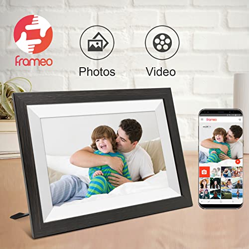 Luvlink Digital Photo Frame! Brown Smart Frameo Wifi Connected Photo Frame - 10 Inch, 1280X800, 16 Gb. Send Photos To Your Loved Ones From Anywhere! #TOP3