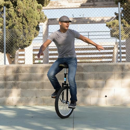 uyoyous Einrad 20 Zoll Unicycle Balance Training Höhenverstellbar Einrad für Anfänger und Profis Unisex