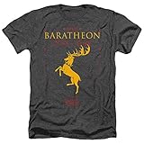 Game of Thrones House Baratheon Sigil Unisex Adult Heather T Shirt,House Baratheon Sigil, Large