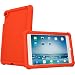 Produktbild TECHGEAR Schutzhülle für neues iPad mini 4, [Kinderfreundlich] Leichtes Koffer Silikon Soft Shell Anti-Rutsch-Shockproof + Displayschutzfolie. Hülle für iPad mini 4 - Rot