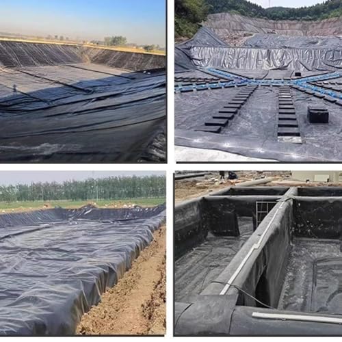 Revêtement de bassin robuste 3x5,3m bâche imperméable étang