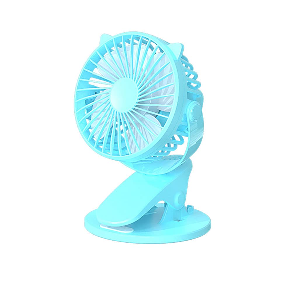 Ventilateur de bureau portable mini ventilateur de table batterie 2000mAh pour poussette