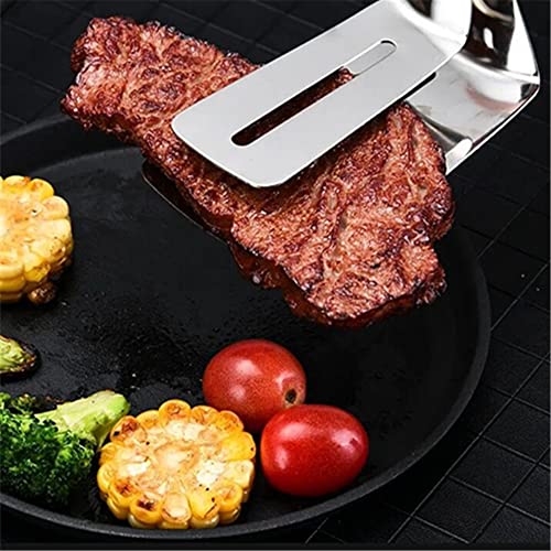 Lavandi 2Pcs Steak Shovel, Anti-Scalding Double-Sided Shovel, Fish Frying Shovel, Bread Shovel, Cake Shovel, Many Functions Stainless Steel Food Fip Shovel Clip #TOP2
