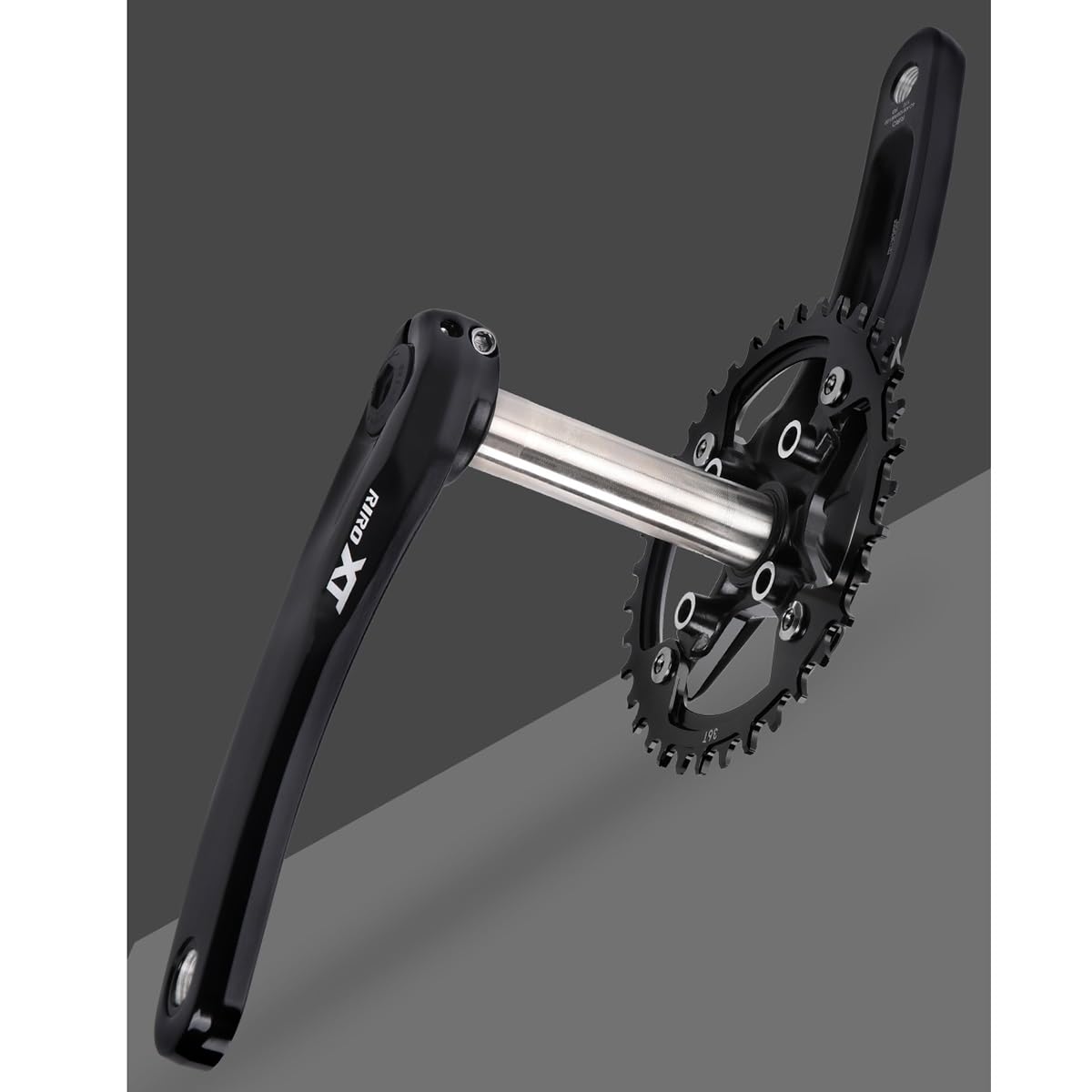 Zintegrowany mechanizm korbowy do roweru górskiego 170 mm 175 mm 104BCD 32 do 38T pojedyncza tarcza ze stopu dla 9 12 prędkości