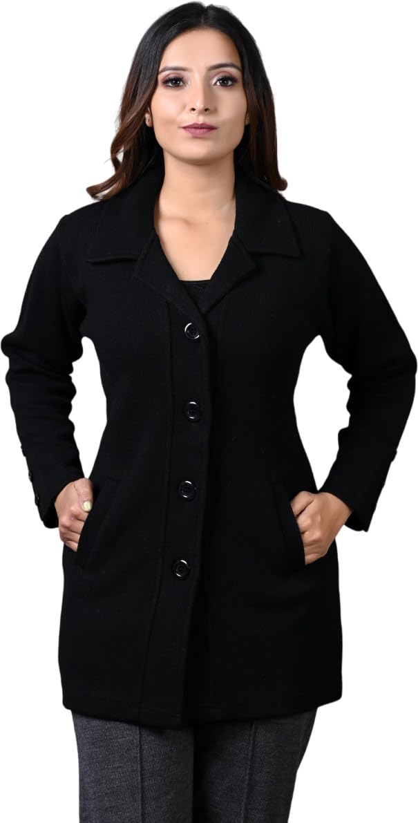 twenty me Winter Wear Casual Acrylic Wool Full Sleeve with Pockets Women's Long Cardigans (4433)-picture-29