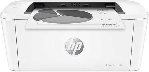 HP LaserJet M110w Wireless Black & White Printer, Print, Fast speeds, Easy setup, Mobile printing, Best for small teams