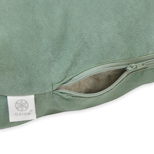 Image of Gaiam Zabuton Meditation Cushion - Yoga Pillow Designed for Comfort During Meditation - Soft and Thick Floor Pillow for Pressure Relief - Machine Washable Cover - 35 inch L x 24 inch W x 4 inch H