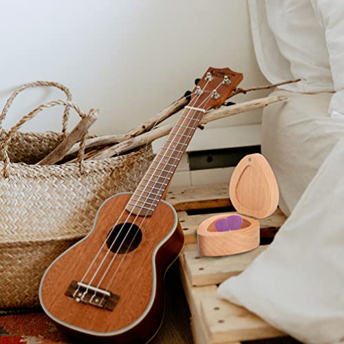 ERINGOGO Bois Guitare Médiator avec Boîte en Forme de Coeur Guitare Médiator Cas Plectre Support de La Boîte… - Les Beatles, Paul McCartney, John Lennon, RIngo Starr, George Harrison ERINGOGO Bois Guitare Médiator avec Boîte en Forme de Coeur Guitare Médiator Cas Plectre Support de La Boîte… – Image 5