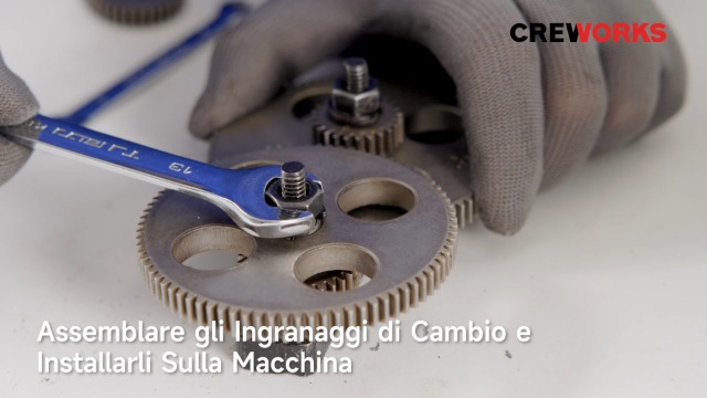 Mini Tornio Per Metallo E Legno 100W - Tornio Da Banco Fai Da Te Con 6 Lame Per Intaglio - Foto 10