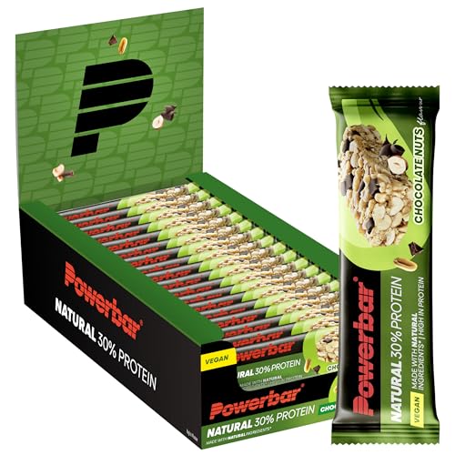 Powerbar - Natural Protein - Chocolate Nuts - 18x40g - veganer Protein Riegel - palmölfrei - natürliche Zutaten