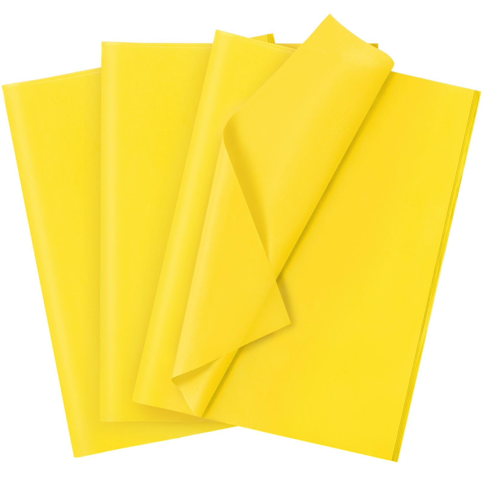 120 Sheets 14 x 20 Inch Yellow Tissue Paper for Gift Bag Wrapping