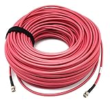 AV-Cables 3G/6G HD SDI BNC Cable- Belden 1694a RG6 - Red (200ft)