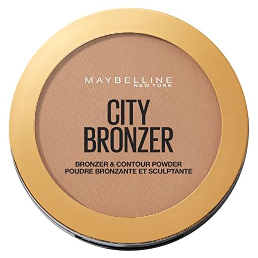 MAYBELLINE City Bronzer Polvos Bronceadores Mate para Pieles Oscuras, Tono 300 Deep Cool, 8 g (Paquete de 1)