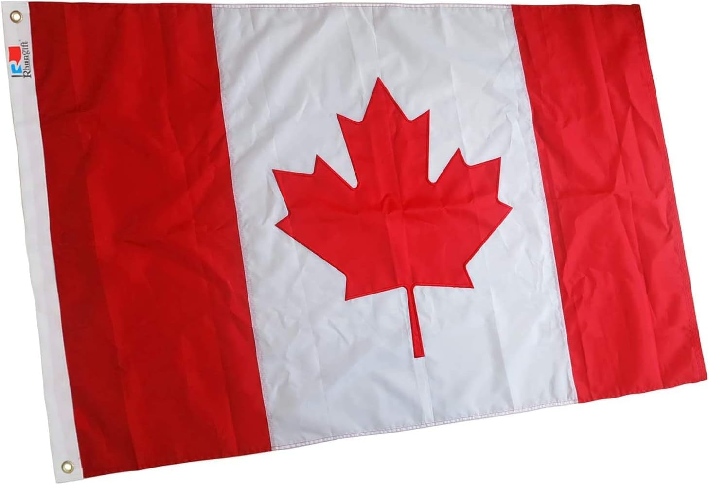 Premium 3X6 Ft Canada Flag Outdoor, Official Proportion1:2|36X72inch |Embroidered Maple Leaf Longest Lasting Oxford Nylon 210D- Canadian Flags, Quadruple Stitched Fly Ends Heavy Ca Flags