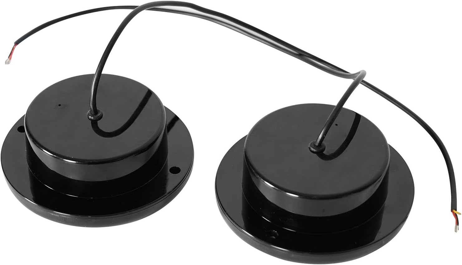 Hooke Road Front Turn Signal Lights Parking Light LED Amber Lamps and White DRL with Smoke Lens for 1976-1986 Jeep CJ5 CJ7 CJ8 Scrambler (Pack of 2)