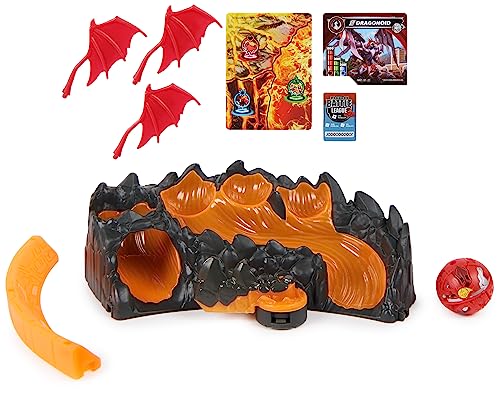 BAKUGAN 3.0 - COFFRET ENTRAINEMENT - 1 Zone D’Entra�înement Avec Obstacles, 1 bille Bakugan, 1 Connecteur Et 2 Cartes - Collection Bakugan Jouet - Jouet Enfant 6 Ans Et + Modèle Aléatoire