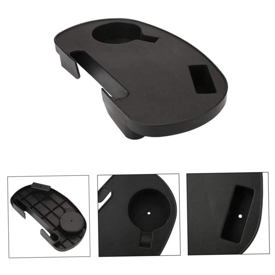 Portavasos para Silla, 2 Piezas, Bandeja portavasos para Silla de Playa, Taza para Escritorio con Dispositivo móvil |.Bandeja