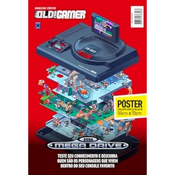 Capa do livro MEGA DRIVE EXPLOSÃO - Superpôster OLD!Gamer