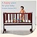 Luvlap C-10 Baby Wooden Cot, Baby Cradle, Baby Crib, with Mosquito Net,...