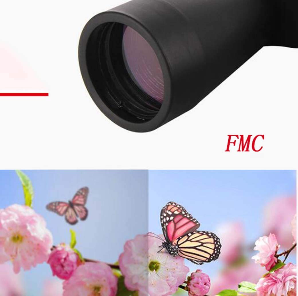 ISCBAFYX Telescopio monoculare, binocolo zoom 10-70X70 | 10-90X80, con visione chiara e debole, binocolo impermeabile, corpo in metallo, per escursionismo, osservazione di uccelli, caccia - Telescopio